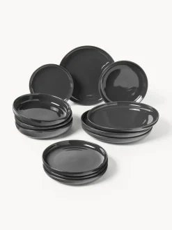 Vajilla de porcelana Nessa, 4 comensales (12 pzas.)