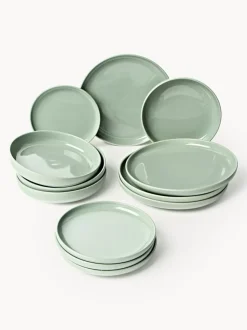 Vajilla de porcelana Nessa, 4 comensales (12 pzas.)