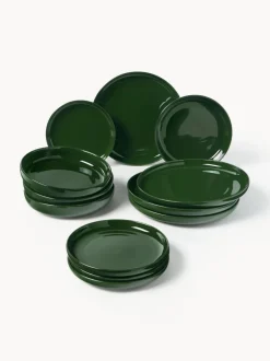 Vajilla de porcelana Nessa, 4 comensales (12 pzas.)