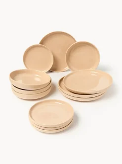 Vajilla de porcelana Nessa, 4 comensales (12 pzas.)