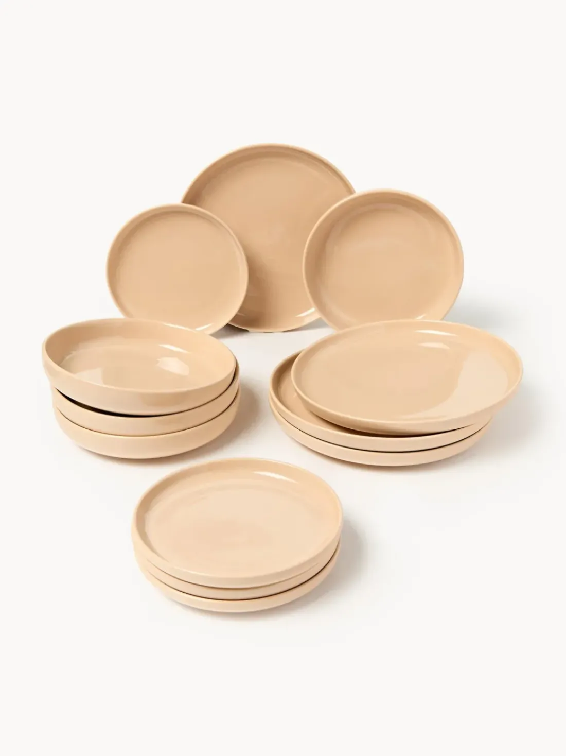 Vajilla de porcelana Nessa, 4 comensales (12 pzas.)