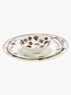 Vajilla Midnight Flowers, 2 comensales (6 pzas.)