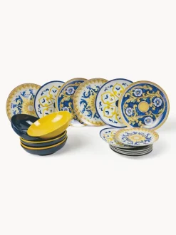 Vajilla Sicilia, 6 comensales (18 pzas.)