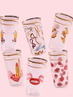Vaso de agua Roses