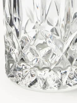 Vasos altos con relieve de cristal George, 4 uds.