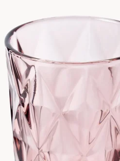 Vasos altos con relieves Colorado, 4 uds.