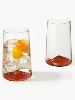 Vasos altos soplados Hadley, 4 uds.