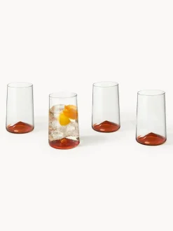 Vasos altos soplados Hadley, 4 uds.