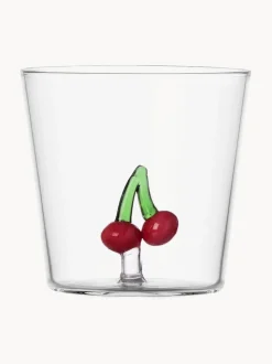 Vasos artesanales Cherries, 2 uds.