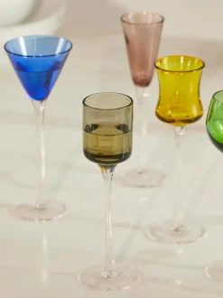 Vasos chupito soplados Lyngby, 6 uds.