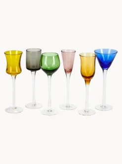 Vasos chupito soplados Lyngby, 6 uds.