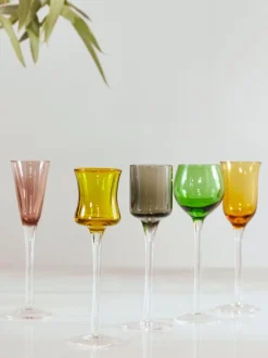 Vasos chupito soplados Lyngby, 6 uds.