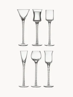 Vasos chupito soplados Rom, 6 uds.