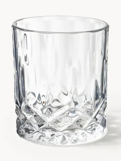 Vasos con relieves George, 8 uds.
