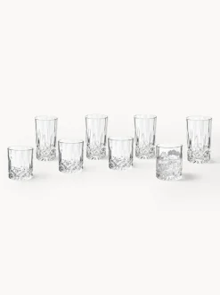 Vasos con relieves George, 8 uds.