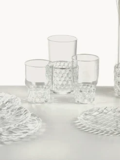 Vasos con relieves Jellies, 4 uds.