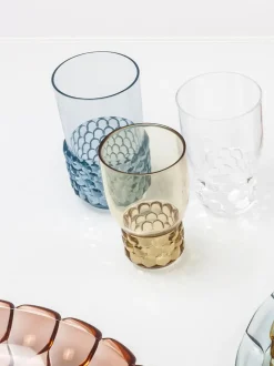 Vasos con relieves Jellies, 4 uds.