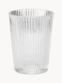 Vasos con relieves Pilastro, 6 uds.