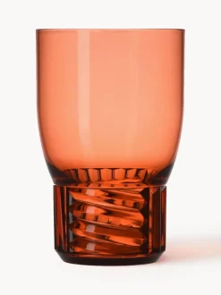 Vasos con relieves Trama, 4 uds.