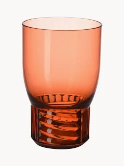 Vasos con relieves Trama, 4 uds.