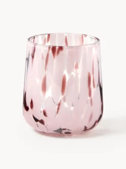 Vasos de agua artesanales con estampado de lunares Oakley, 4 uds.
