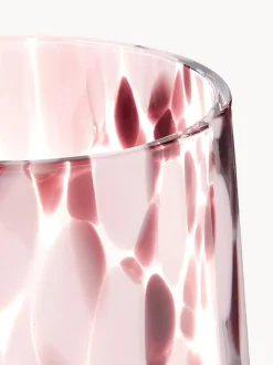Vasos de agua artesanales con estampado de lunares Oakley, 4 uds.