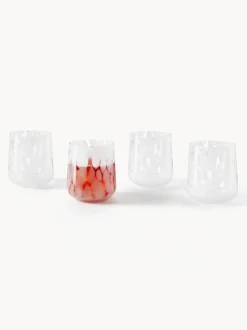 Vasos de agua artesanales con estampado de lunares Oakley, 4 uds.