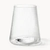 Vasos de agua artesanales con relieves Cami, 4 uds.