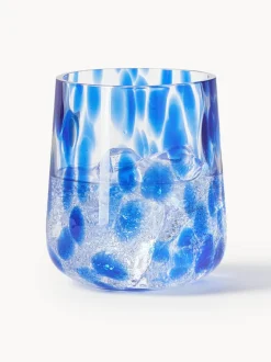 Vasos de agua artesanales con estampado de lunares Oakley, 4 uds.