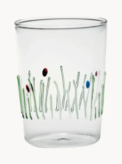 Vasos de agua artesanales Quattro Stagioni, 4 uds.
