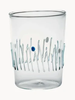 Vasos de agua artesanales Quattro Stagioni, 4 uds.