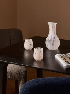 Vasos de agua artesanales Yava, 4 uds.