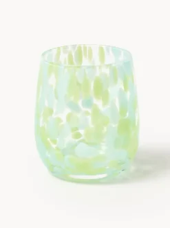 Vasos de agua artesanales Yava, 4 uds.