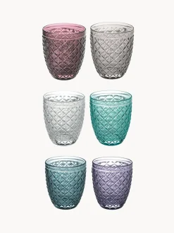 Vasos de agua Castle, 6 uds.