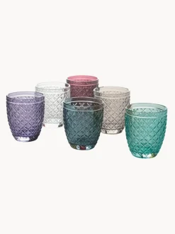 Vasos de agua Castle, 6 uds.