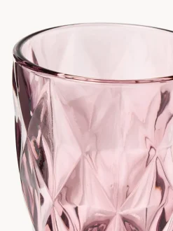 Vasos de agua con patrón texturizado Colorado, 4 uds.