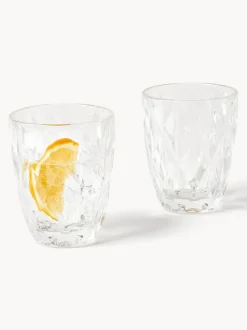 Vasos de agua con relieve Colorado, 4 uds.