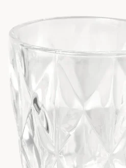 Vasos de agua con relieve Colorado, 4 uds.