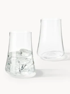 Vasos de agua de cristal Gwenda, 6 uds.
