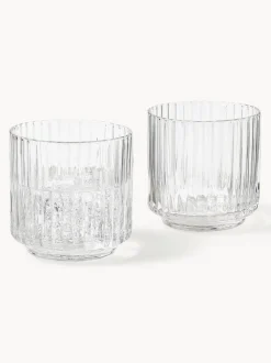 Vasos de agua soplados Aleo, 4 uds.