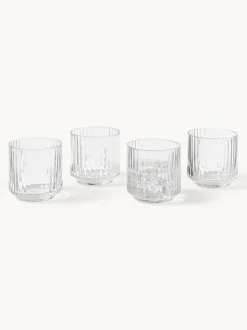 Vasos de agua soplados Aleo, 4 uds.
