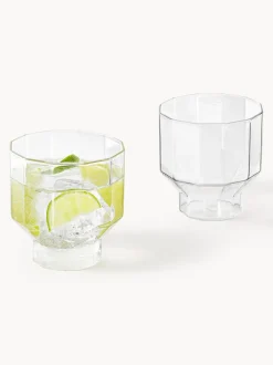 Vasos de agua soplados Angoli, 4 uds.
