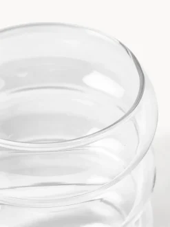 Vasos de agua soplados Bubbly, 4 uds.