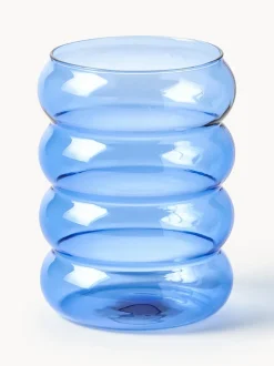 Vasos de agua soplados Bubbly, 4 uds.