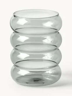 Vasos de agua soplados Bubbly, 4 uds.