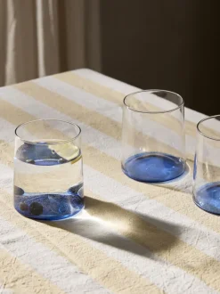 Vasos de agua soplados Hadley, 4 uds.