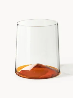 Vasos de agua soplados Hadley, 4 uds.