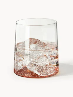 Vasos de agua soplados Hadley, 4 uds.