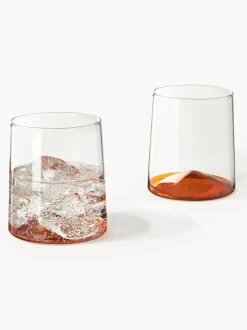 Vasos de agua soplados Hadley, 4 uds.