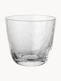 Vasos de agua soplados Hammered, 4 pzas.